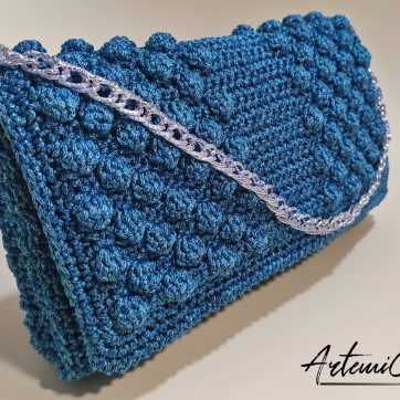 3 Oltremare: Pochette Blu Petrolio Fatta a Mano Artigianale per Viaggi Immaginari