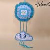 Cuscino Soffio di Felicità: Fiocco Nascita Handmade Morbido e personalizzabile