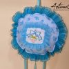 Cuscino Soffio di Felicità: Fiocco Nascita Handmade Morbido e personalizzabile