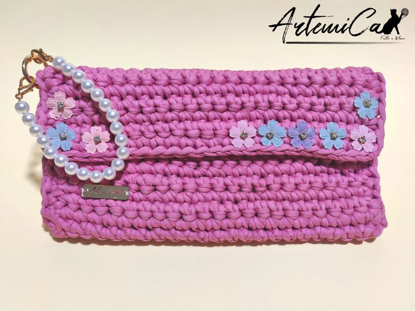 Clutch Bag Fucsia Fatta a Mano