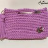 Clutch Bag Artigianale fucsia
