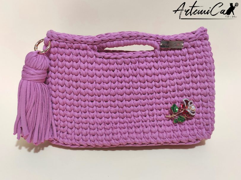 Clutch Bag Artigianale fucsia