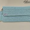 Clutch artigianale verde menta: Clutch Fresh Mint