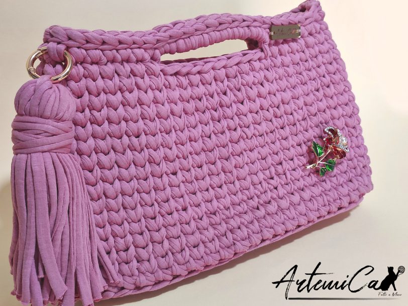 Clutch Bag Artigianale fucsia
