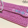 Clutch Bag Fucsia Fatta a Mano: Dettaglio
