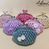 Bon Bon Charm: Portamonete Fatto a Mano all'Uncinetto con Perline e Chiusura elegante
