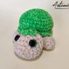 Tartarughe Fatte a Mano all'Uncinetto: Dolci Creazioni Amigurumi Portafortuna