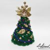 Albero di Natale Crochet: Decorazioni natalizie Fatte a Mano all'uncinetto - porta atmosfera e tradizione alle feste