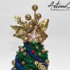 Albero di Natale Crochet: Decorazioni natalizie Fatte a Mano all'uncinetto - porta atmosfera e tradizione alle feste