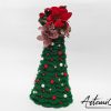 Albero di Natale Crochet: Decorazioni natalizie Fatte a Mano all'uncinetto - porta atmosfera e tradizione alle feste