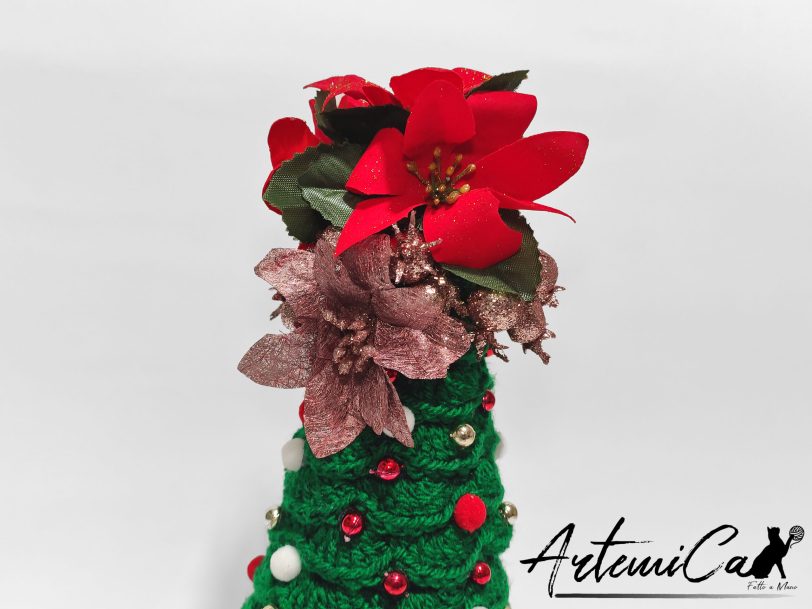 Albero di Natale Crochet: Decorazioni natalizie Fatte a Mano all'uncinetto - porta atmosfera e tradizione alle feste