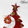 Albero di Natale Trionfo di Natale: Decorazione in resina scintillante Fatta a Mano per il tuo Natale magico