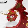 Albero di Natale Trionfo di Natale: Decorazione in resina scintillante Fatta a Mano per il tuo Natale magico