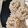 Maxi-Bag Petalo Chic: Borsa Fatta a Mano all'Uncinetto Elegante con Fiori