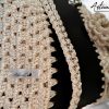 Maxi-Bag Petalo Chic: Borsa Fatta a Mano all'Uncinetto Elegante con Fiori