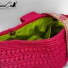 Borsa Vibrazioni in Fucsia: Tote Bag Fatta a Mano all'Uncinetto - Stile Unico