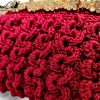 Capriccio Speziato – Pochette bordeaux in cordino fatta a mano