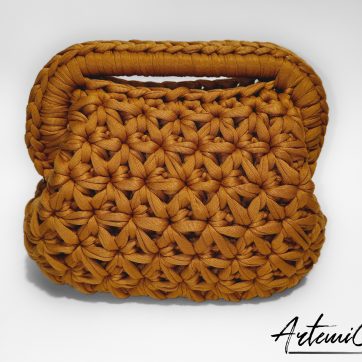 borsa clic clac fettuccia fatta a mano
