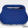 4 (Artemicat) borsa clic clac fettuccia fatta a mano